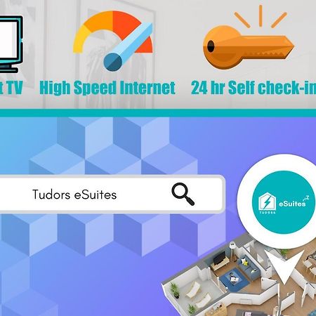 Tudors Esuites 4 Bedroom House Driveway & Garden バーミンガム エクステリア 写真
